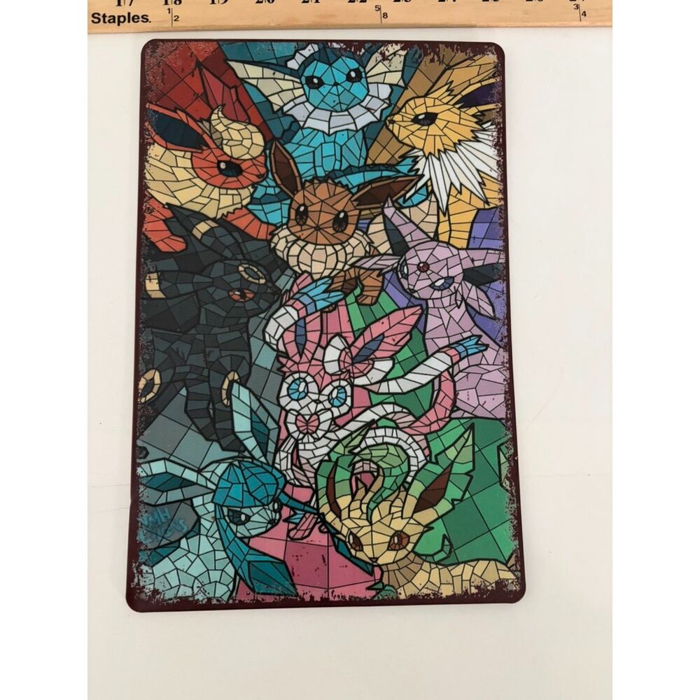 9x11" pokemon metal picture